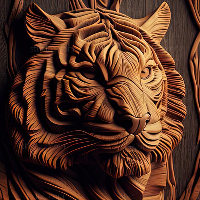 3D model st tiger (STL)